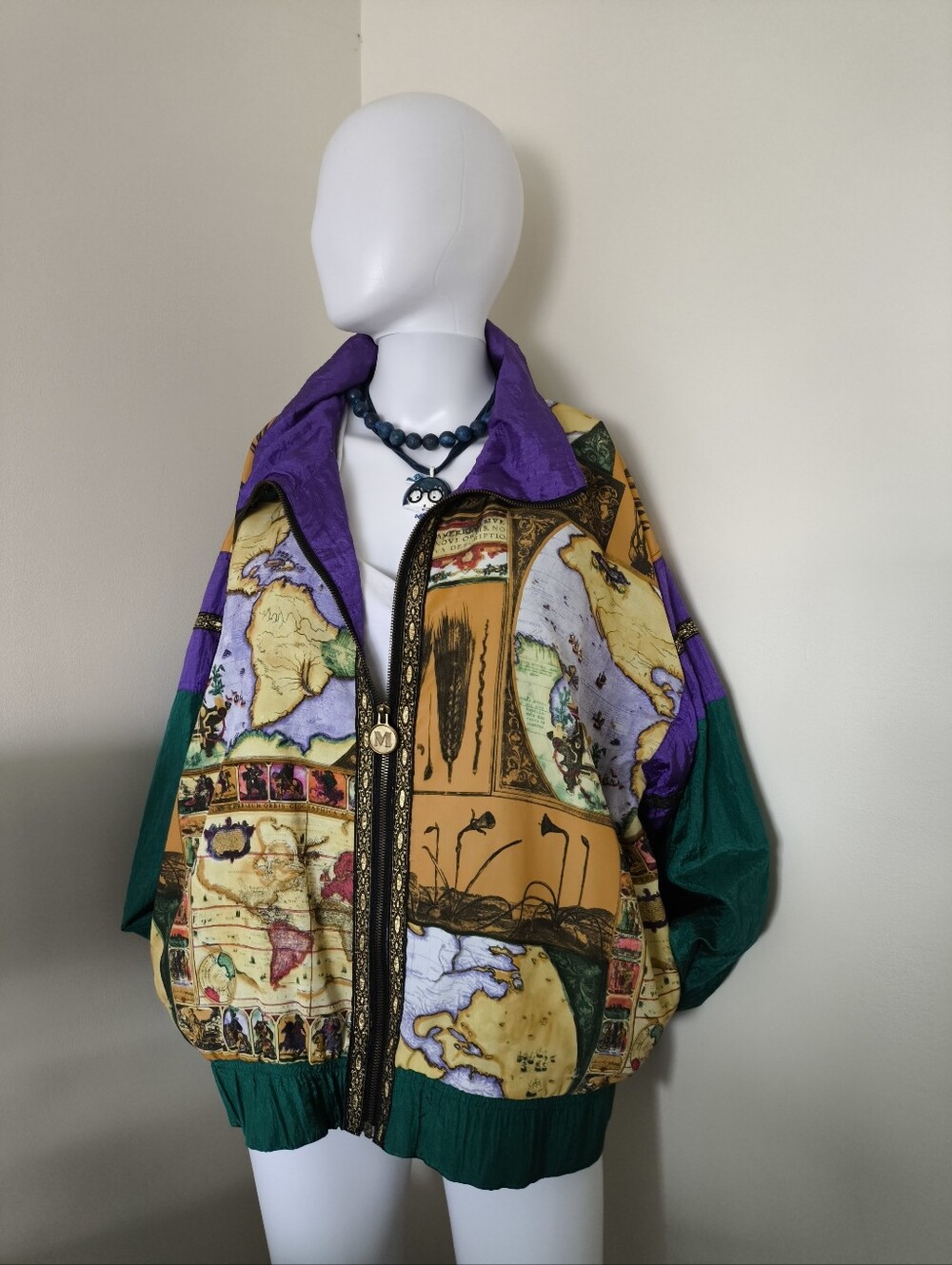 Vintage Mureli "Art to Wear" windbreaker